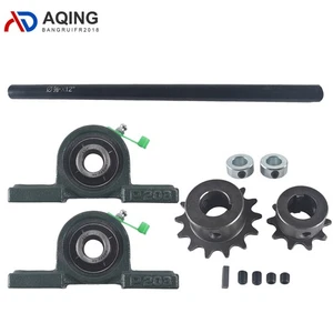 Kit completo de minibicicleta Go Kart con eje de gato para cadena #35 de 5/8" X 12" - Imagen 1 de 6