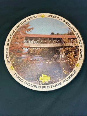 Tuco Round Picture Puzzle – “Last of an Era” – 550–600 Pieces, Vintage 50’s-60’s - Image 1 of 4