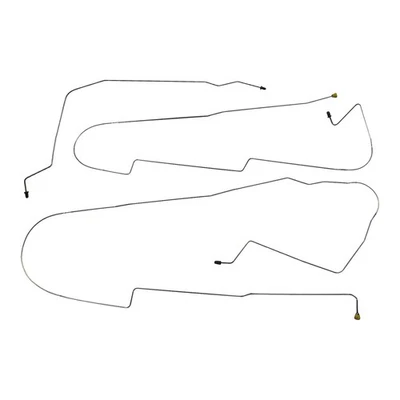 Kit de linha de freio tubos intermediários ABS 2000-05 Pontiac Bonneville aço inoxidável 5 peças - Imagem 1 de 4