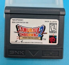 Samurai Shodown 2 II Neo Geo Pocket Color USA Authentic Tested 
