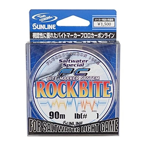 SUNLINE fluorocarbon line Salt Water Special lock bytes 90m 2.5lb multicolor - Image 1 of 1