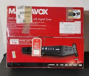 MAGNAVOX MDR537H HDD & DVD Recorder with Digital Tuner New Open Box Complete - Picture 1 of 11