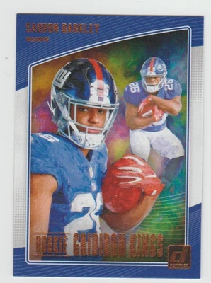 SAQUON BARKLEY 2018 Donruss ROOKIE GRIDIRON KINGS #RGK-6 Sweet SP Insert RC Qty - Image 1 of 4
