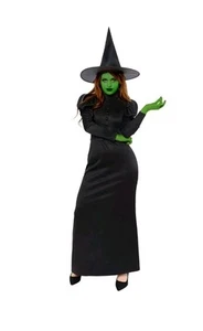 Amscan Wicked Witch Costume 9917844 Fancy Dress - Black - 8/10uk (£32rrp!!) - Picture 1 of 6