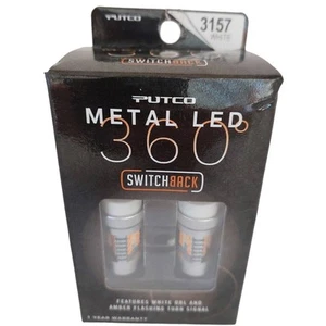 Putco 735-0175 LED Switchback Bulbs White DRL Amber Turn Signal New - Picture 1 of 4