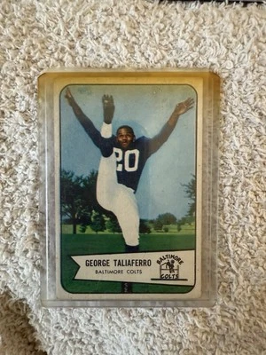 1954 Bowman - George Taliaferro #50 - Image 1 of 2