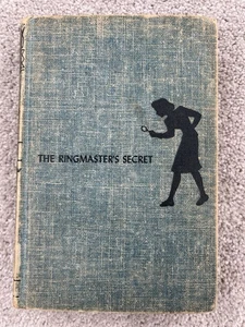 Nancy Drew The Ringmaster's Secret 1953 Blue Tweed Cover #31 Carolyn Keene - Picture 1 of 12
