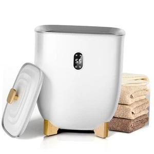 Calentador de toallas de 25 litros, calentadores de toallas grandes 25L Blanco - Afbeelding 1 van 7