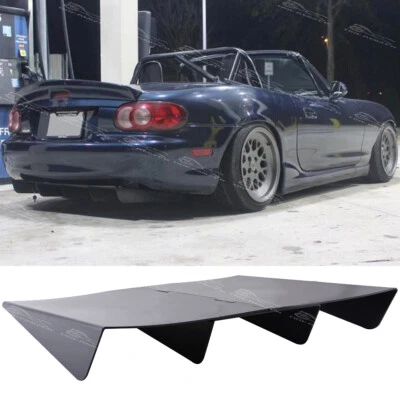 Kit de carrocería de labio divisor de 4 aletas difusor alerón parachoques trasero para Mazda Miata MX-5 Foto 1 de 4
