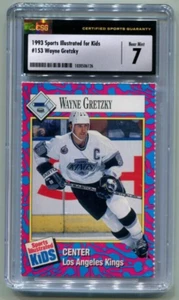 1993 Sports Illustrated for Kids WAYNE GRETZKY #153 CSG 7 POP 1 SOLO 3 SUPERIORE - Foto 1 di 2