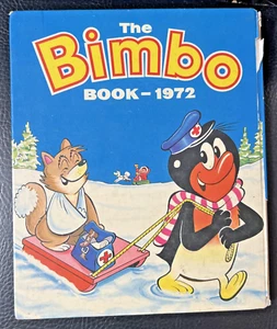 The Bimbo Book 1972 - Pub: D. C. Thomson - Libro de tapa dura vintage para niños - Imagen 1 de 13