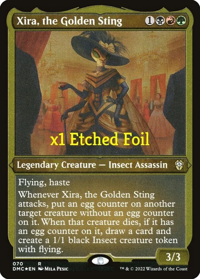 MTG Etched Foil Commander: Dominaria United DMC Xira, the Golden Sting MINT - Image 1 of 1
