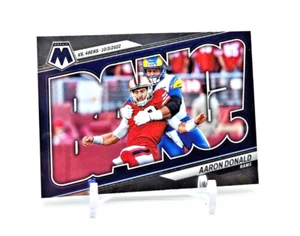 Aaron Donald "BANG!" 2023 Panini Mosaic #B-AD LA Rams INSERT - Picture 1 of 2