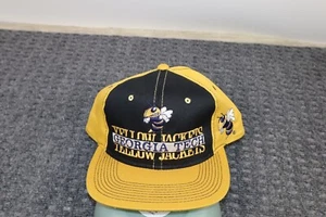 Vintage Georgia Tech Yellow Jackets Hat Cap Youngan Logo Black Yellow Pinwheel - Picture 1 of 12