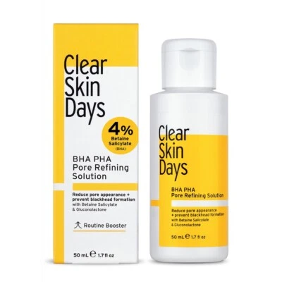 Clear Skin Days PORE AND BLACKHEAD SOLUTION With BHA + PHA -REDUCED PRICE ⏰