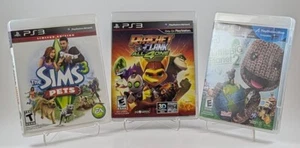 Playstation 3 Family Game Bundle: Ratchet and Clank, Sims 3, Little Big Planet - Picture 1 of 11