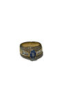 18Ct Gold Sappire Blue Ring With Valuation Certificate