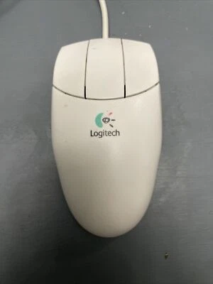 Logitech M-CAA43 Three Button Mouse PS2 Untested - Image 1 of 3