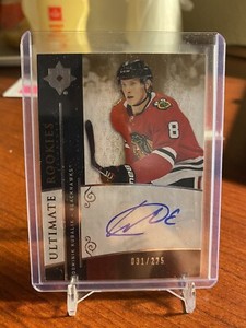 DOMINIK KUBALIK 2019-20 Upper Deck Ultimate Retro Rookie Auto 31/225 BLACKHAWKS