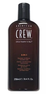 American Crew 3 in 1 Shampoo, Conditioner & Body Wash 8.4oz **NEW** - Picture 1 of 2