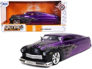 1/24 Jada Bigtime Muscle 1951 Mercury Diecast Model Car Purple 32305 - Picture 1 of 1