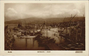 Postal PC CPA LIBANON, BEIRUT, PUERTO, Vintage FOTO REAL (B23047) - Imagen 1 de 2