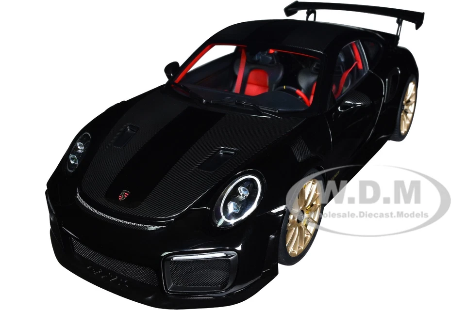 PORSCHE 911 CARRERA GT2 RS (991.2) WEISSACH PACKAGE BLACK 1 18 by AUTOart 78186