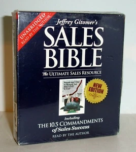Jeffrey Gitomer's SALES BIBLE Ultimate Sales Resource - Unabridged CD Audio NEW - Picture 1 of 3
