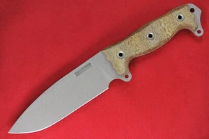 Busse Combat ASH1 Battle Grade .275" Sage Crinkle SR101 Mag Tan Canvas Micarta - Picture 1 of 12