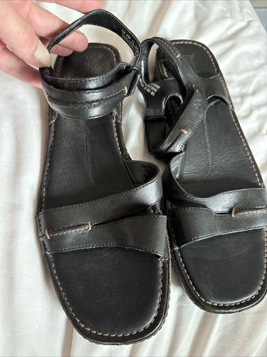 Timberland Smart Comfort System sandali donna neri con cinturino in pelle taglia 9 5 M