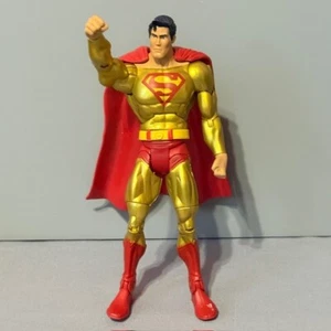 Gold Superman Vintage Action Figure Giocattolo DC Comic Legend Universe Mcfarlane Cape - Foto 1 di 3