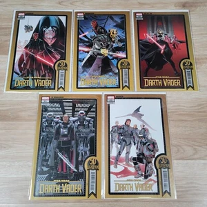 Star Wars Darth Vader #15 17 19 21 23 Lucasfilm 50th Anni Marvel Comics Lot of 5 - Picture 1 of 6