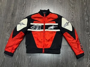 Mens Vintage Alpinestars #41 Troy Lee Designs Racing Mototcycle Jacket Size S - Picture 1 of 20