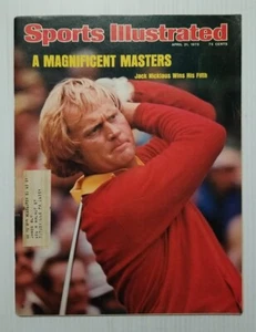SPORTS ILLUSTRATED "A Magnificent Masters" April 21, 1975 Jack Nicklaus Wins 5th - Picture 1 of 8