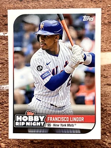 2024 Topps Hobby Rip Night Francisco Lindor #30 - Bild 1 von 2