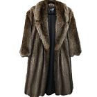 Beautiful Ceresnie and Offen Women's Genuine Raccoon Fur Coat