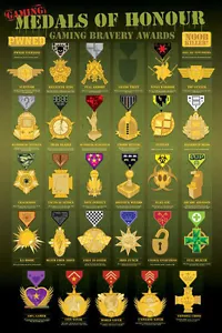 VIDEOSPIEL POSTER Gaming Medals of Honor - Bild 1 von 1