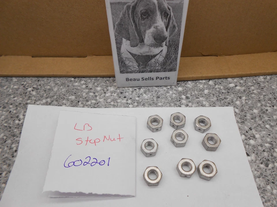 Lote de 9 tuercas de parada Lawn-Boy Toro OMC 602201 Foto 1 de 1