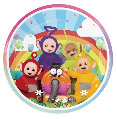 Teletubbies Plate Birthday Party Tableware Children TV Show Decoration 7" 10pcs - image 1 of 4