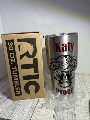 Rtic 30oz Etched Katy Tiger Proud Double Wall Insulated Tumbler - Image 1 of 4