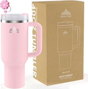 Tumbler 40Oz - Tazza Termica Con Cannuccia - Acciaio Inossidabile - Freddo per 1 - Foto 1 di 12
