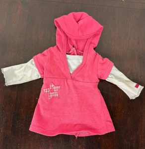 American Girl Doll 2008 Just Like You Pink Star Hoodie Retired - Picture 1 of 4