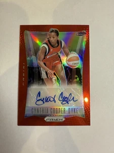 Cynthia Cooper-Dyke 2024 Panini WNBA Prizm #TB-CCD rojo retroceso automático 41/99 - Imagen 1 de 2