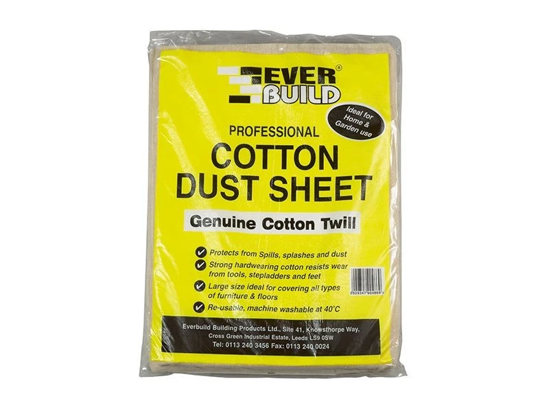 Everbuild - Cotton Dust Sheet 3.6 x 2.7m - Image 1 of 1