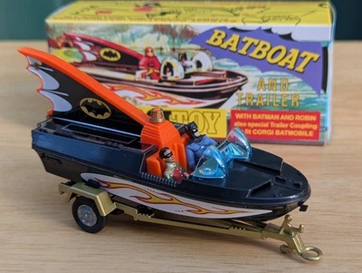 new 2025 Corgi Batboat Club 107 with trailer in US, (for batmobile)ready to ship - Image 1 of 4