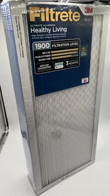1900 6 Pack 3M Filtrete/HVAC Air Filter Reduces Airborne Dust Allergens Bacteria - Image 1 of 4