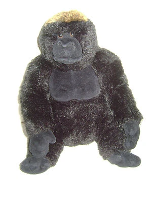 Webkinz Signature WESTERN LOWLAND GORILLA WKSE3003 GANZ  PLUSH STUFFED NO CODE - Image 1 of 4