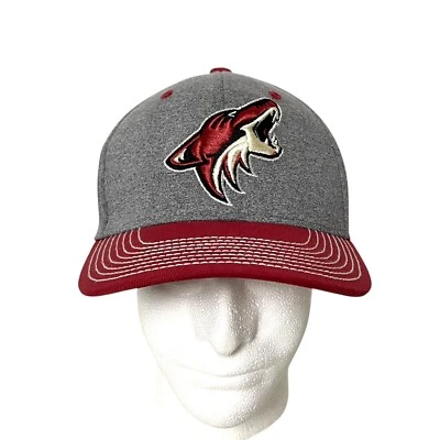 Arizona Coyotes NHL Hockey Adidas SnapBack Hat Cap Red / Gray OSFA - Image 1 of 4