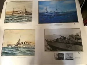 ROYAL AUSTRALIAN NAVY POSTERS 75th ANNIVERSARY 1986 FULL SET OF 25 STUNNING NAVY - Picture 1 of 12