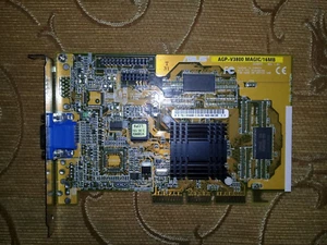 ASUS NVIDIA RIVA TNT2 M64 VANTA 16MB AGP-V3800M AGP graphics card Tested - Picture 1 of 8
